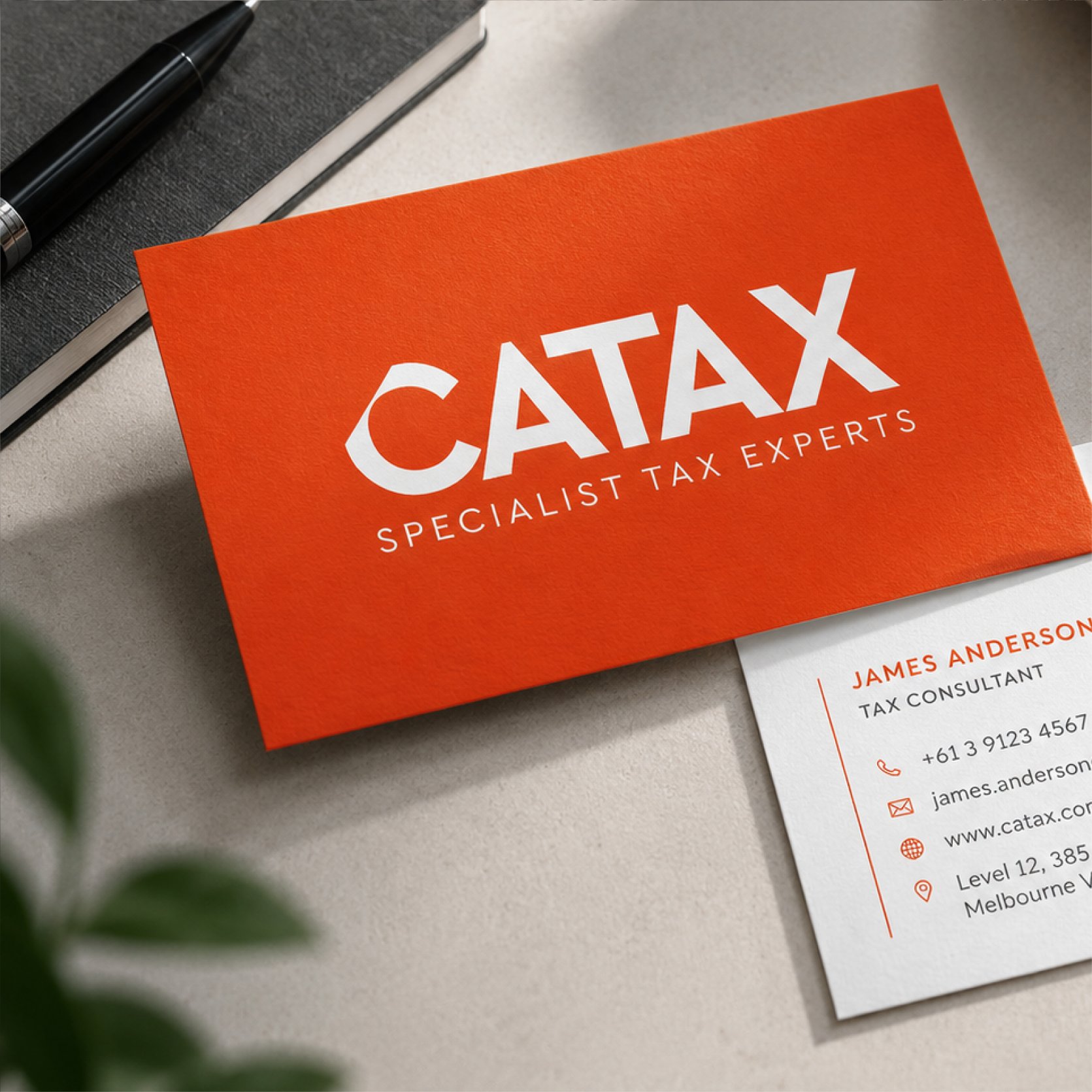 Cagney Collins business cards