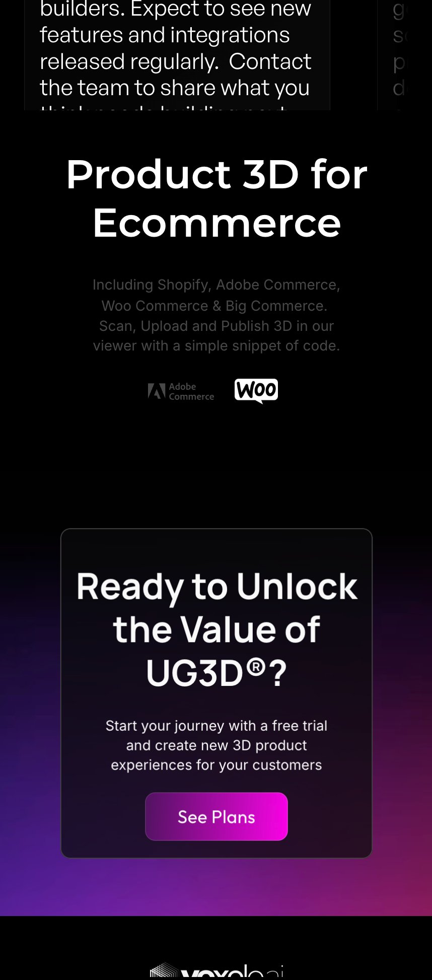 Voxelo — mobile call to action